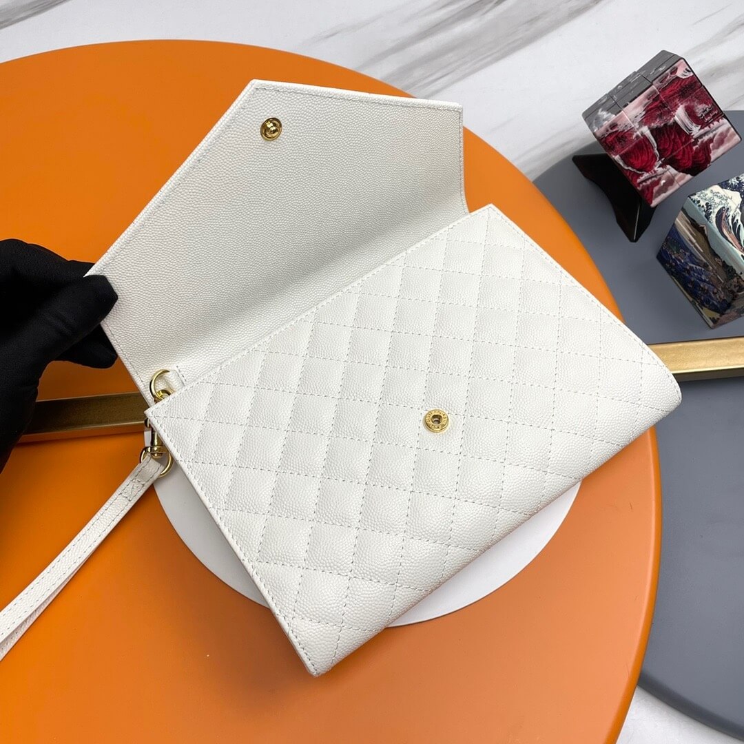 YSL CASSANDRE matelasse leather flap clutch - Image 5