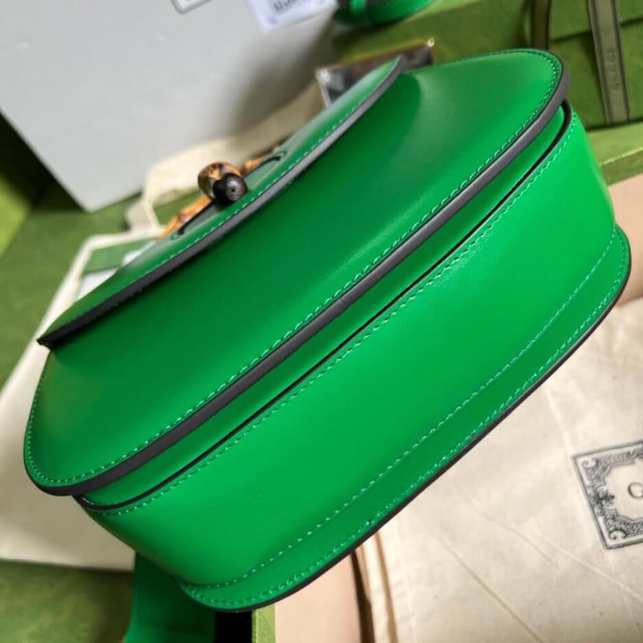 GUCCI BAMBOO 1947 JUMBO GG SMALL TOP HANDLE BAG - Image 5
