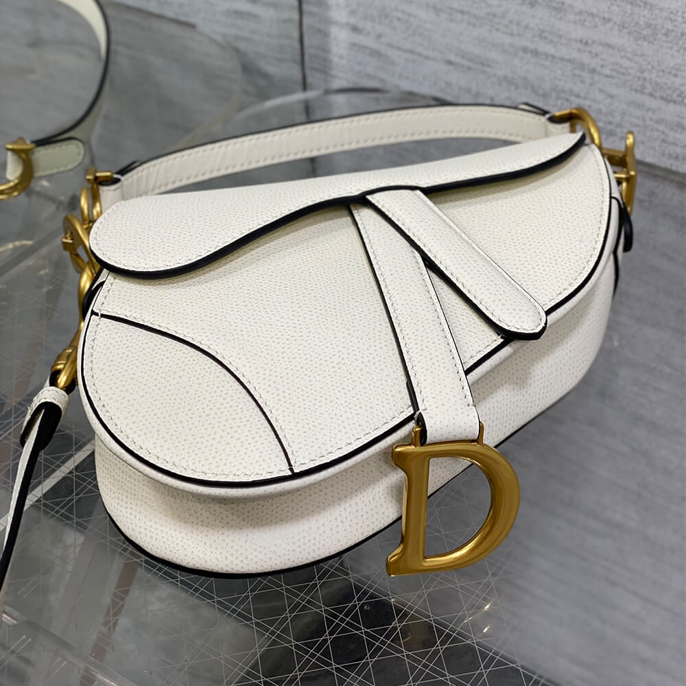 Dior Mini Saddle Bag with Strap - Image 5
