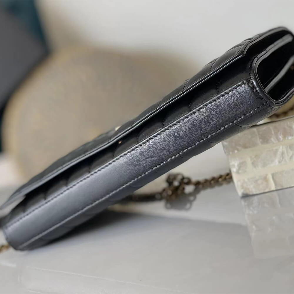 YSL LAMBSKIN CASSANDRE CHAIN WALLET - Image 5