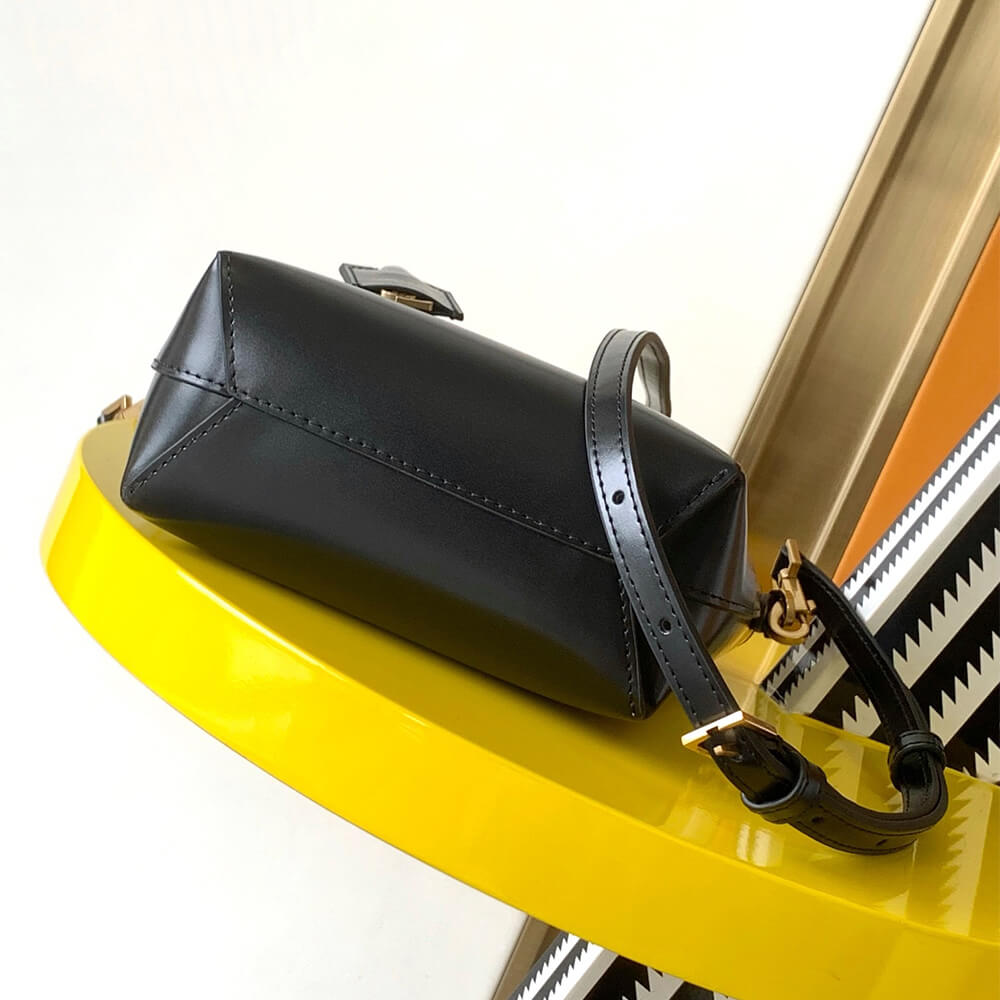 Black MINI TOY SHOPPING SAINT LAURENT IN BOX LEATHER - Image 5