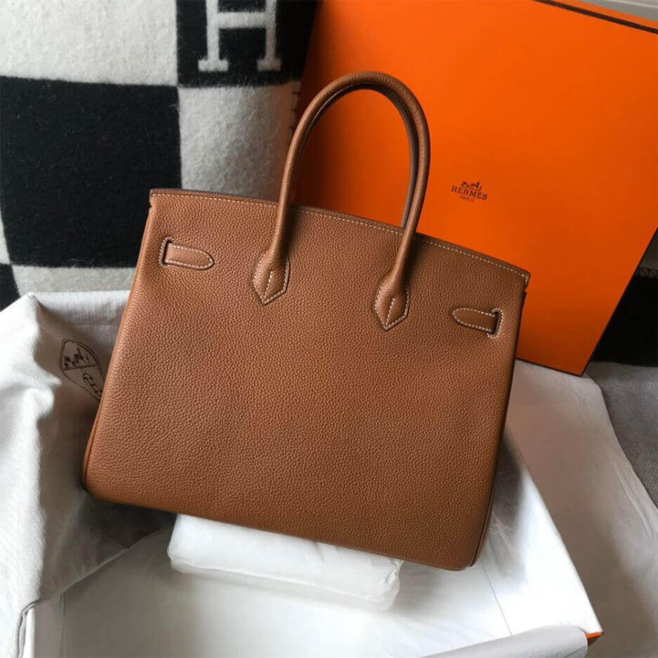 Brown Hermes Birkin 35 - Image 5