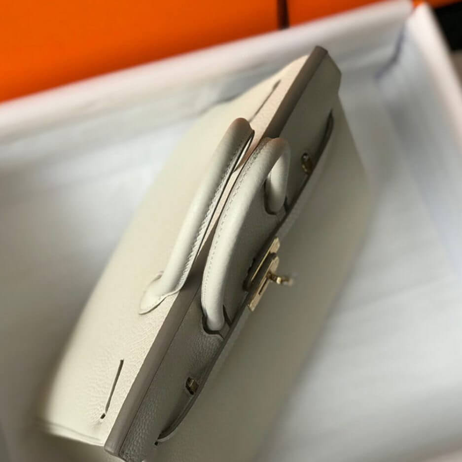 Cream Hermes Birkin 35 - Image 5