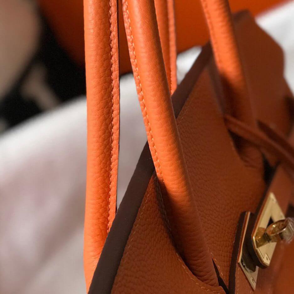 Orange Hermes Birkin 35 - Image 5