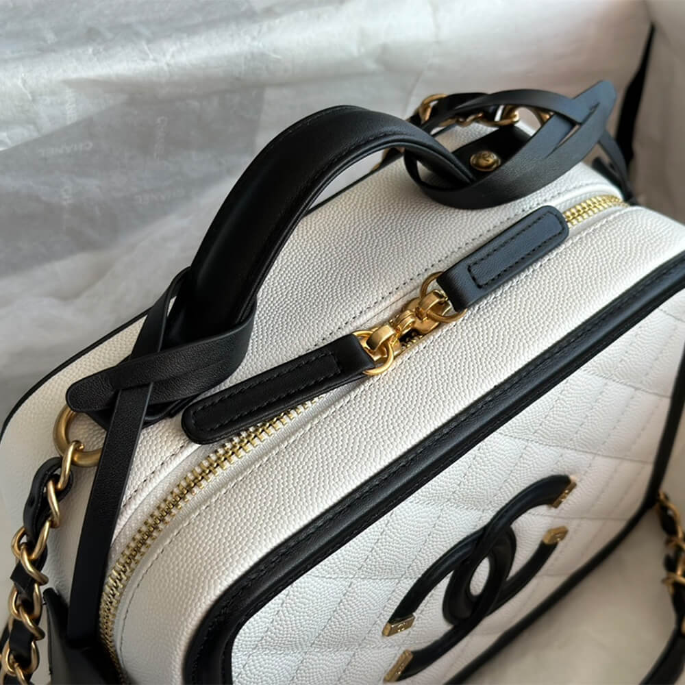 Chanel Medium Filigree Makeup Case - Image 5