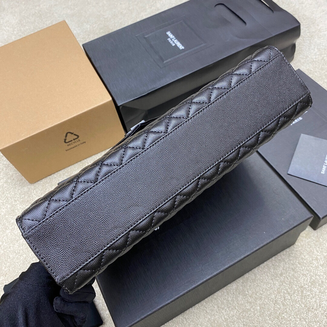 Black YSL Large Envelope Bag - Image 5