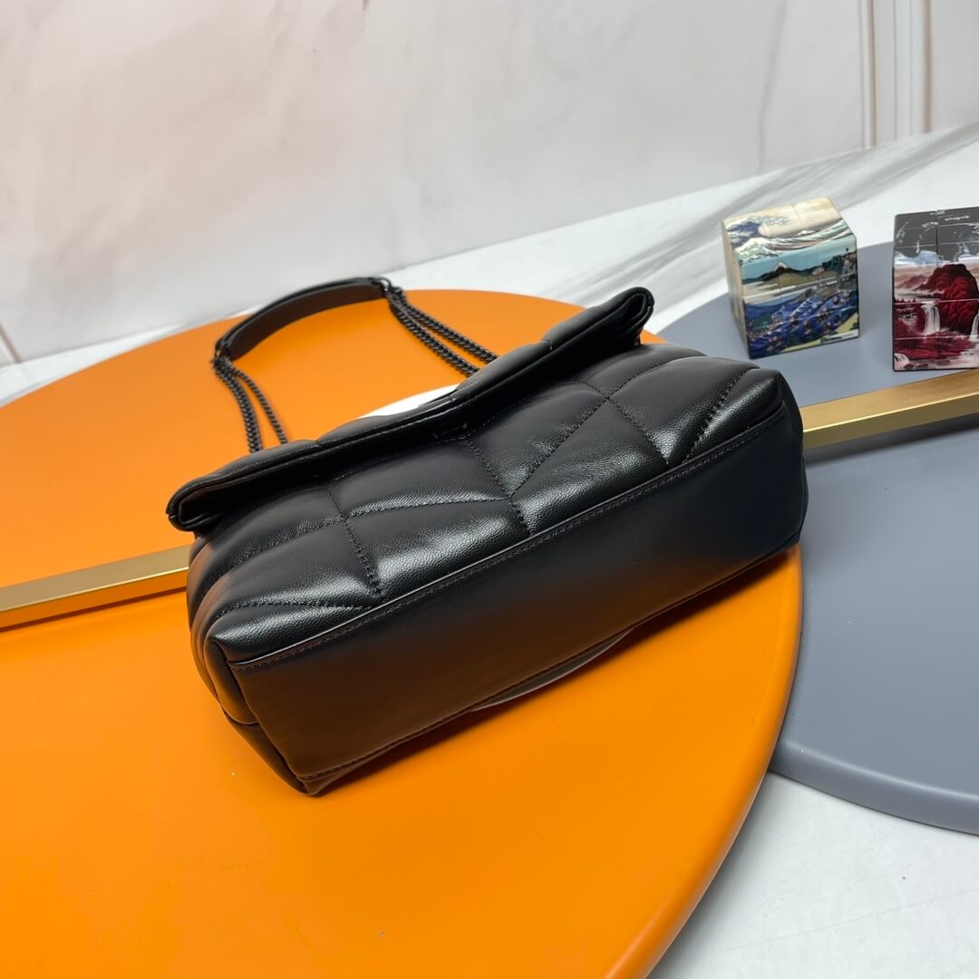 Black YSL Toy Puffer in lambskin - Image 5