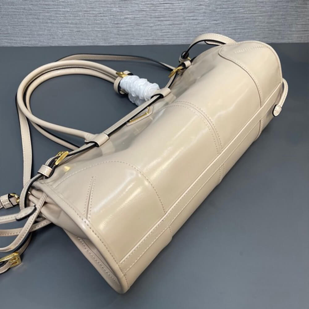 Travertine Prada Medium leather handbag (Best
 grade) - Image 5