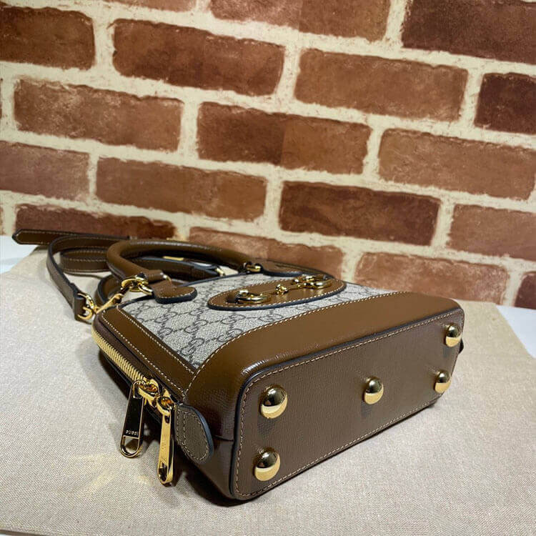 Gucci Horsebit 1955 Mini Top Handle Bag - Image 5