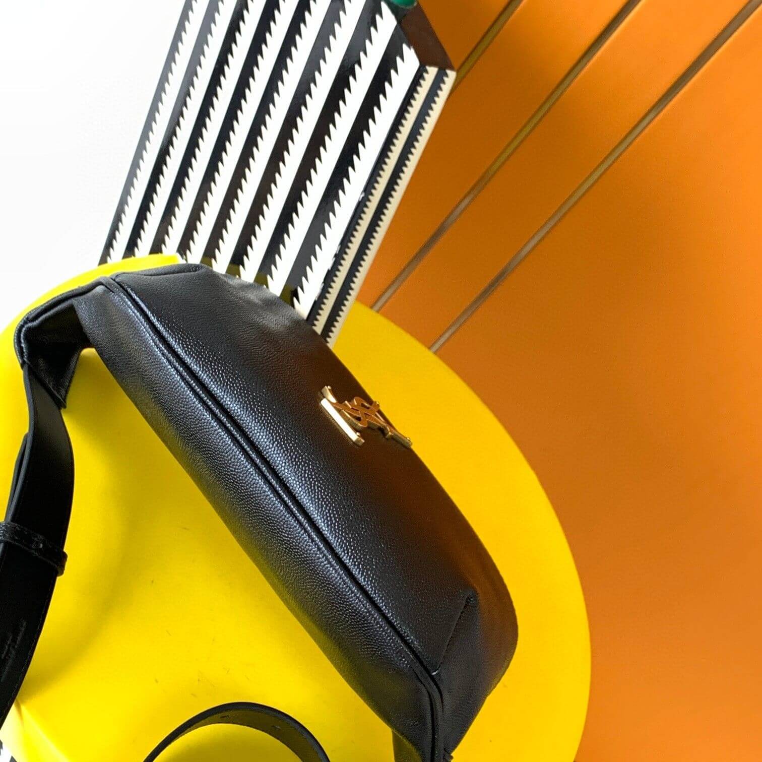 YSL CASSANDRE CLASSIC belt Bag in grain de poudre embossed leather - Image 5