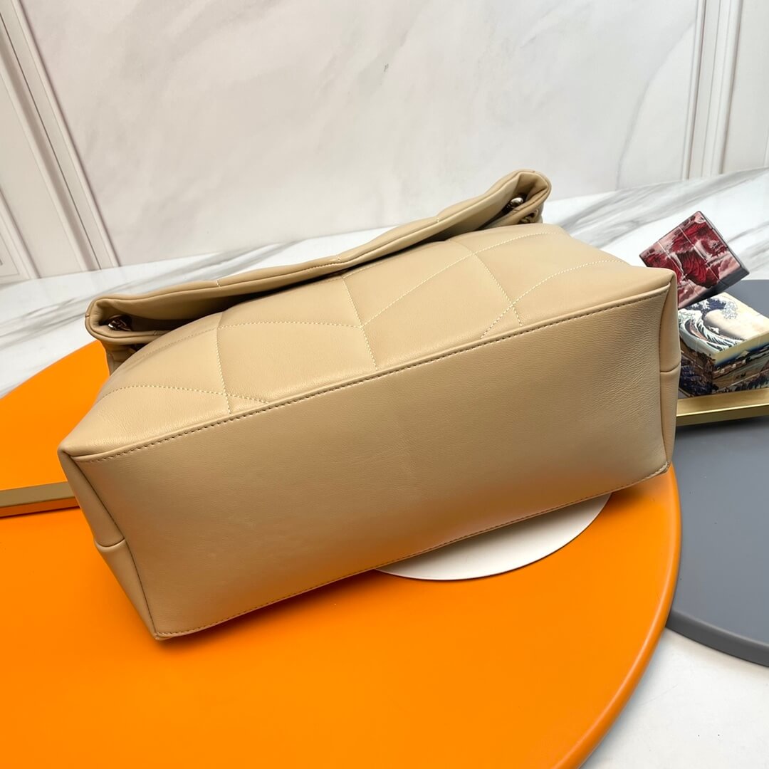 Beige YSL PUFFER MEDIUM in Nappa leather - Image 5