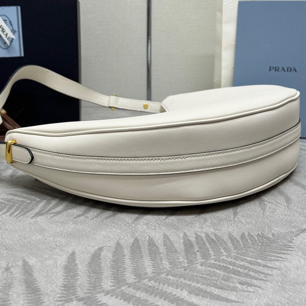 Prada Large leather shoulder bag - Image 5