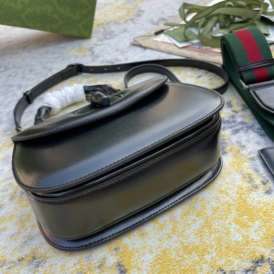 GUCCI BAMBOO 1947 JUMBO GG SMALL TOP HANDLE BAG - Image 5