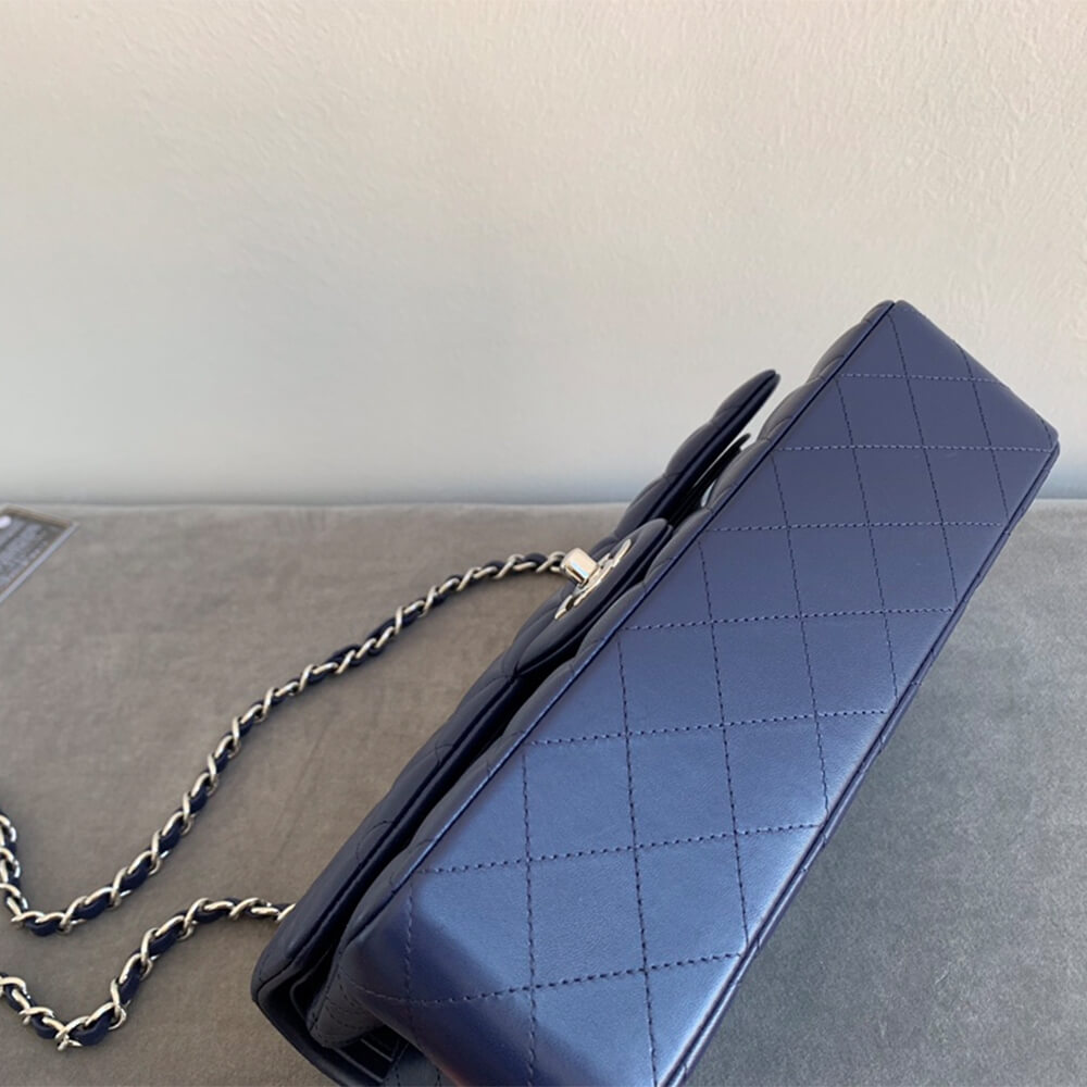 Dark Blue CHANEL CLASSIC 11.12 HANDBAG (Best
 grade) - Image 5