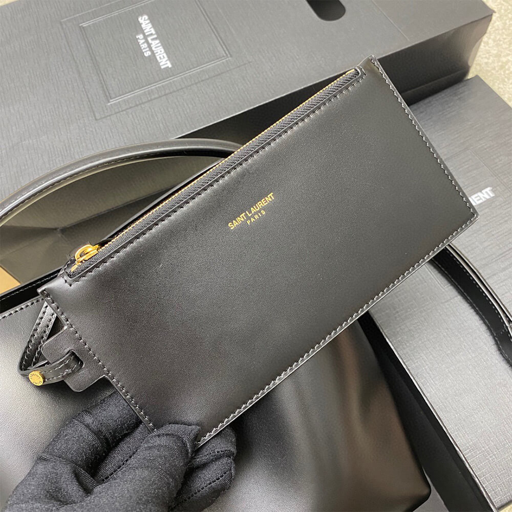 BLACK YSL LE 37 small in shiny leather - Image 5