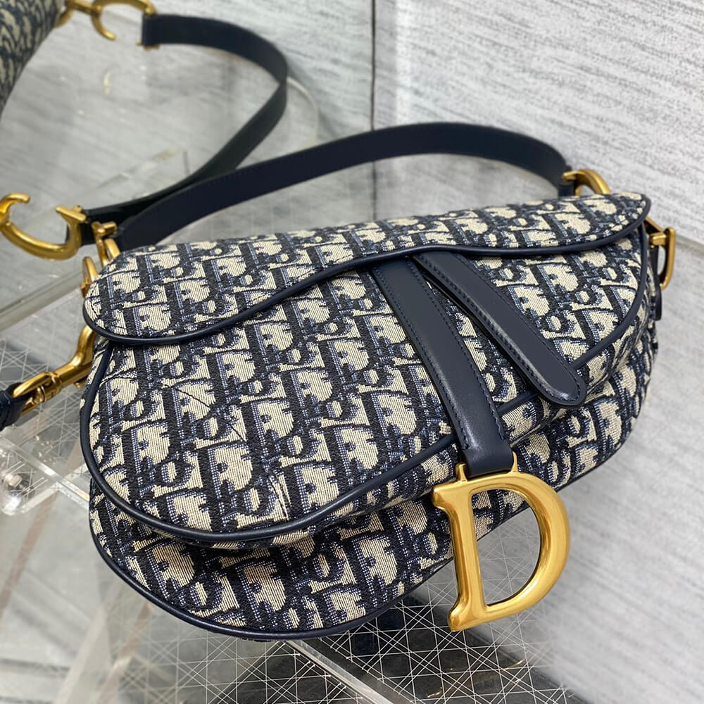 Dior Saddle Bag with Strap - Image 5