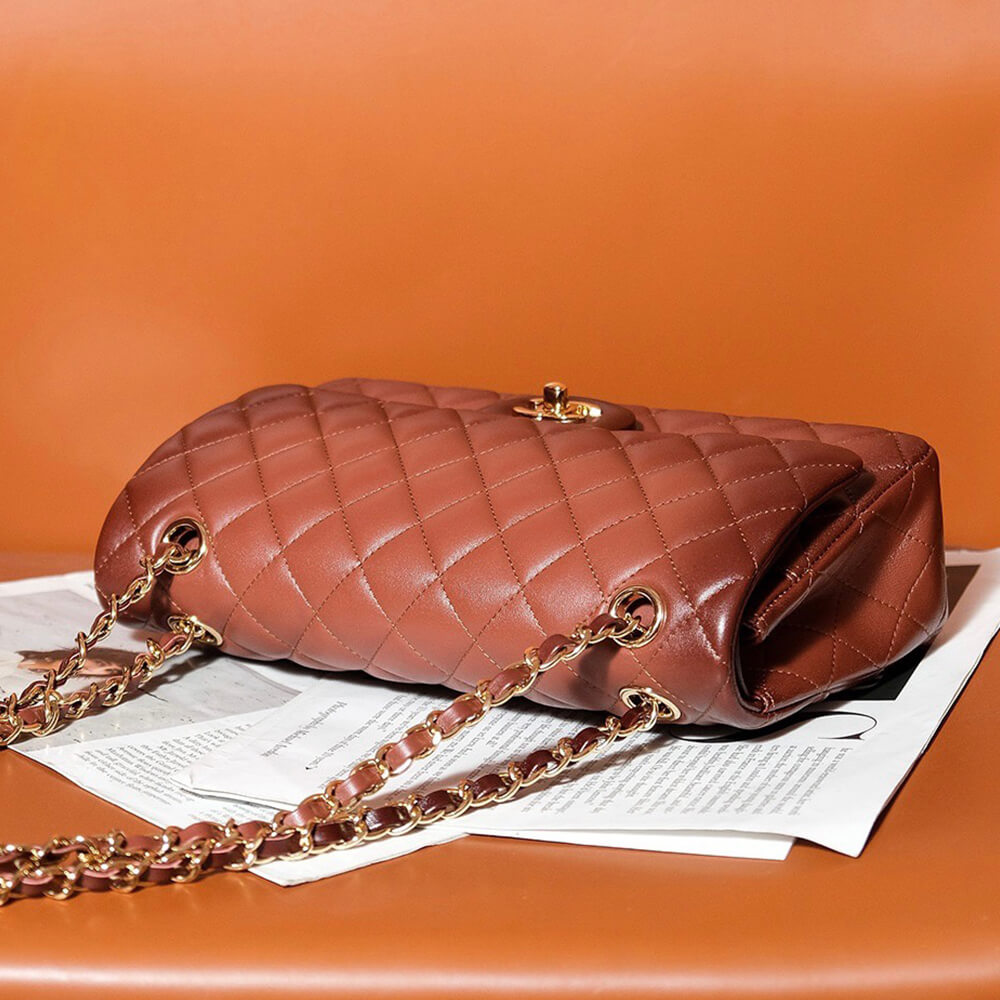 Brown CHANEL CLASSIC 11.12 HANDBAG (Best
 grade) - Image 5