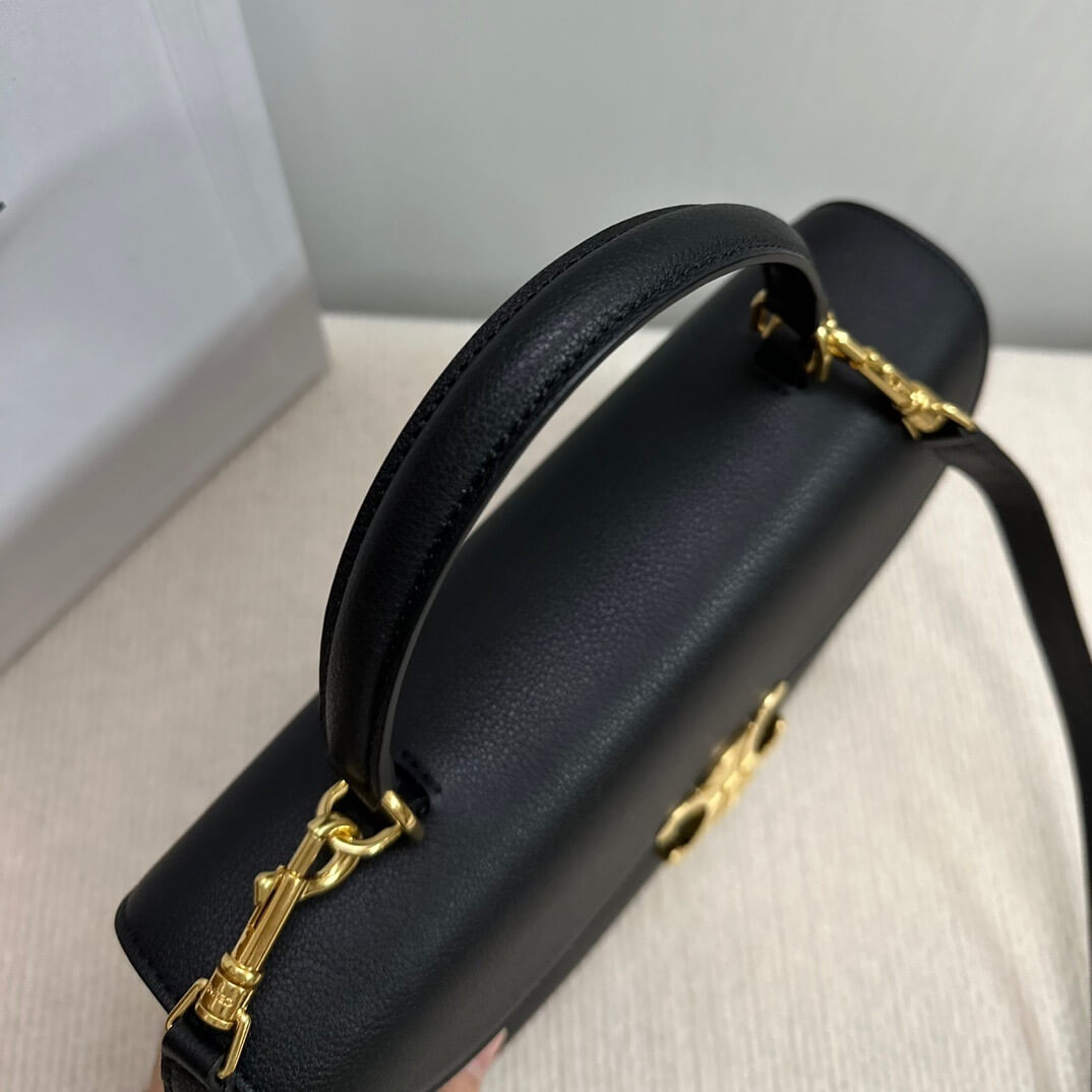 Black CELINE Medium size NINO bag in soft cow leather - Image 5