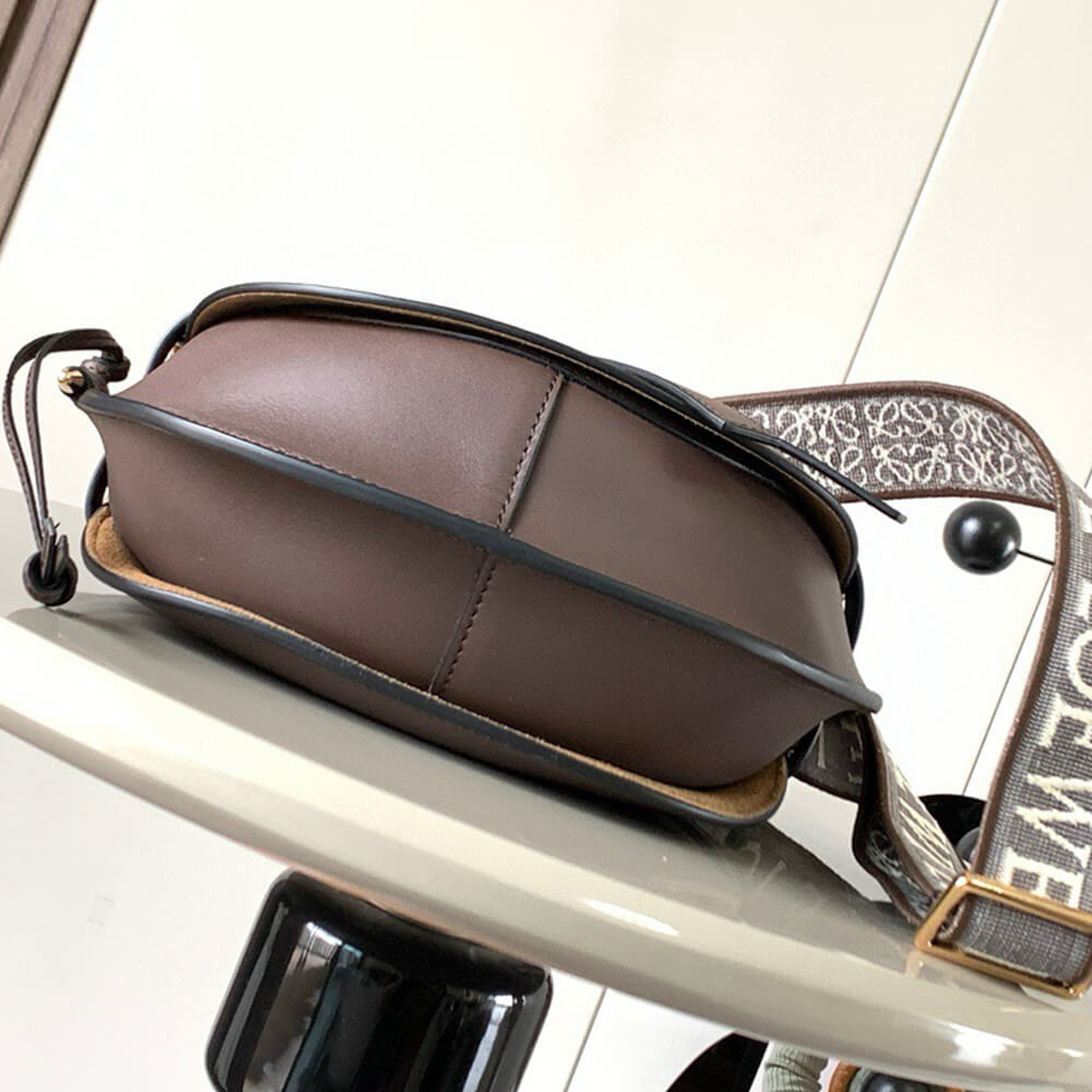 Loewe Small Gate bag in soft calfskin and jacquard - Image 5