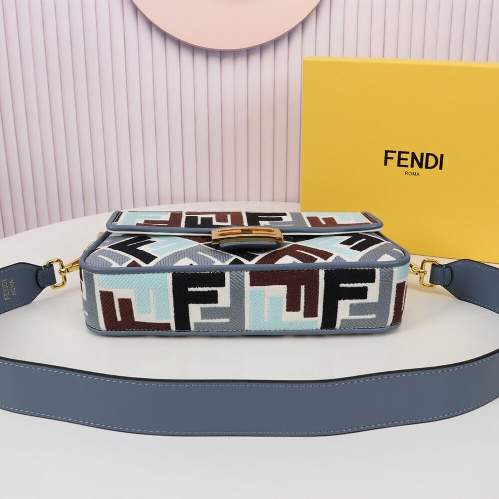 Canvas FF embroidery Fendi Baguette (Best
 grade) - Image 5