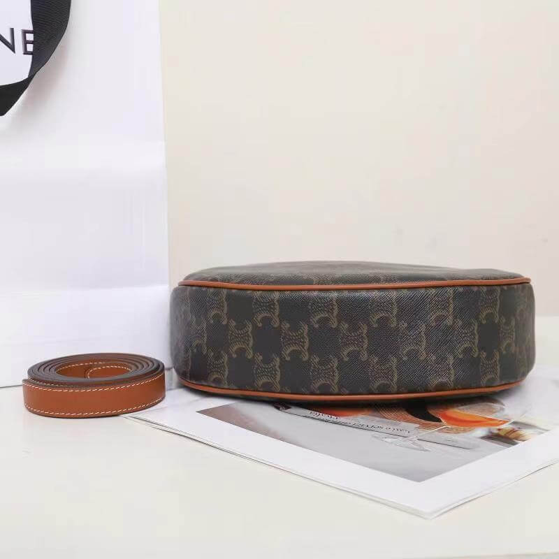 CELINE HELO?SE TRIOMPHE LOGO PRINTED calfskin small bag - Image 5