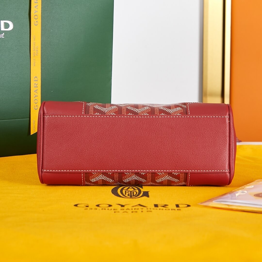 Red Goyard Saigon Souple Mini Bag - Image 5