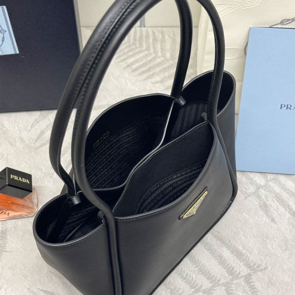 Prada Leather mini tote bag - Image 5