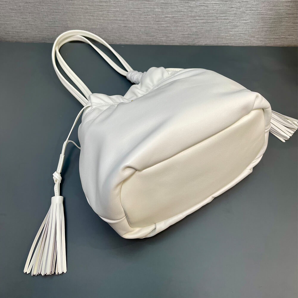 White Prada Nappa leather shoulder Bag - Image 5