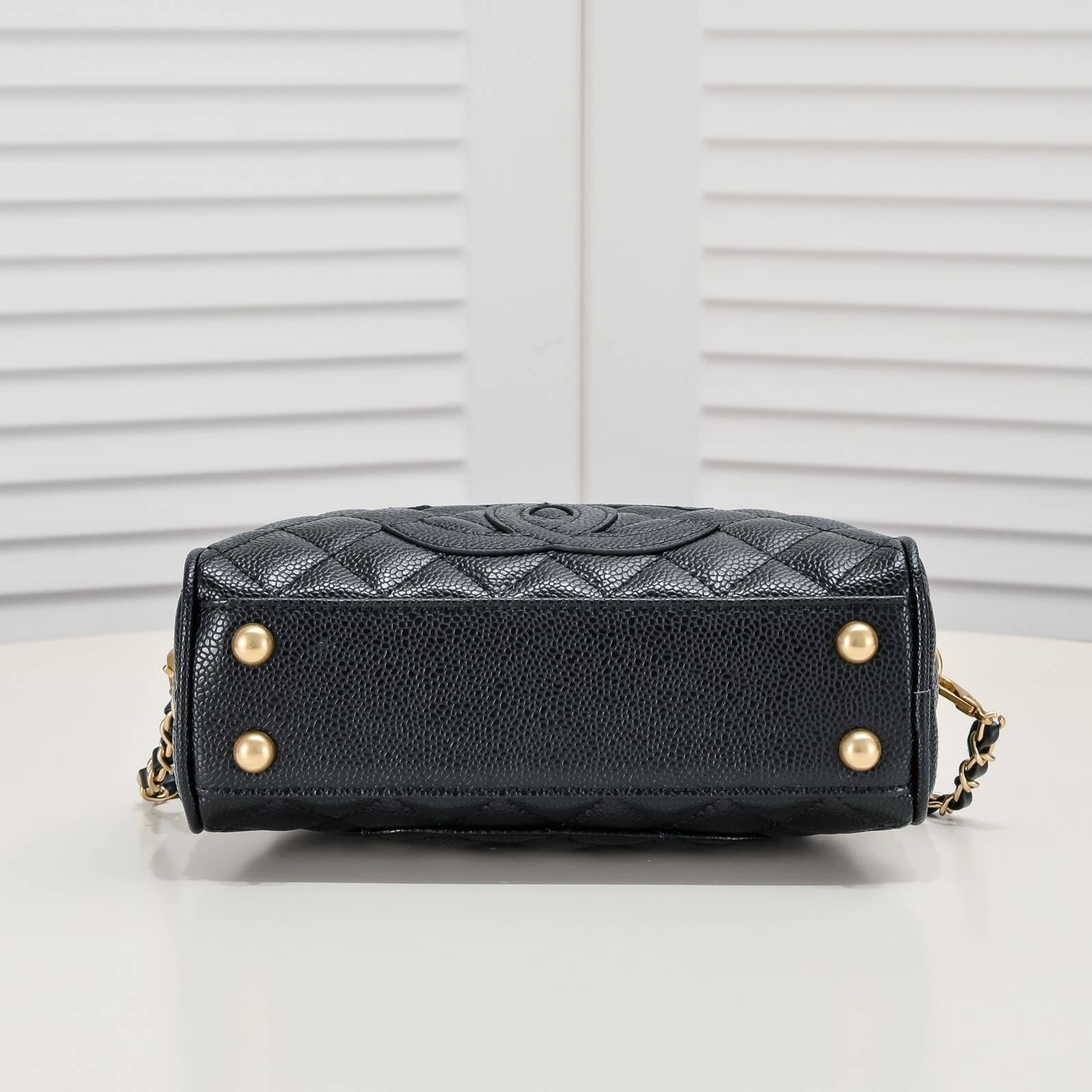 CHANEL Small Vintage Boston Bag - Image 5
