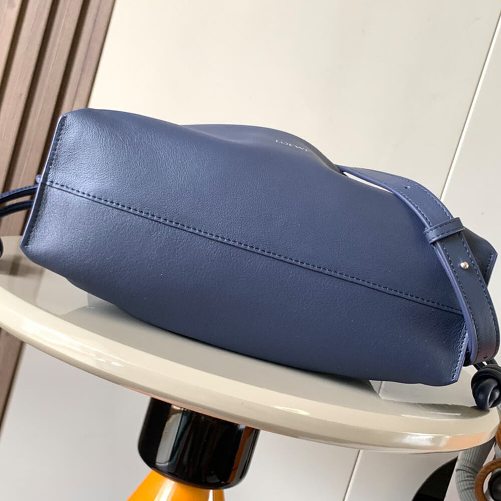 Blue LOEWE Medium Flamenco clutch in nappa calfskin (Best
 GRADE) - Image 5