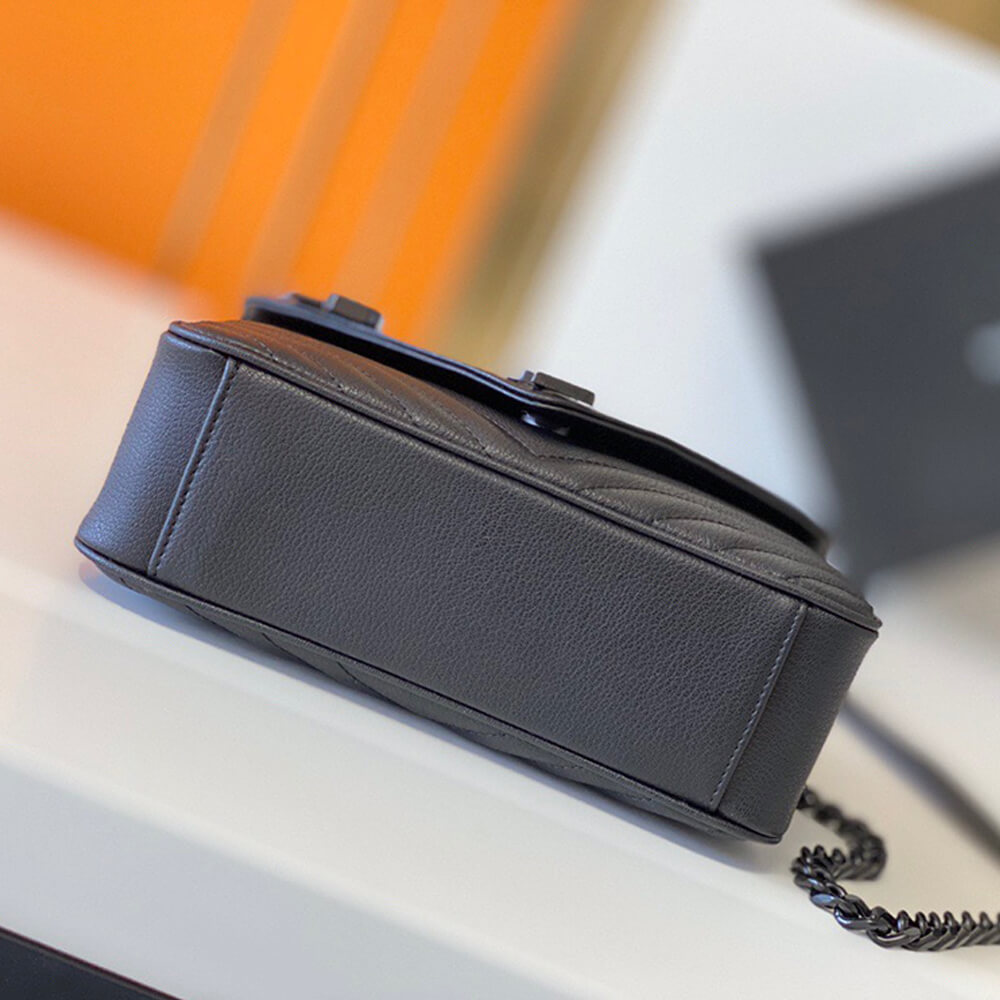 Saint Laurent College quilted-leather satchel bag - Image 5