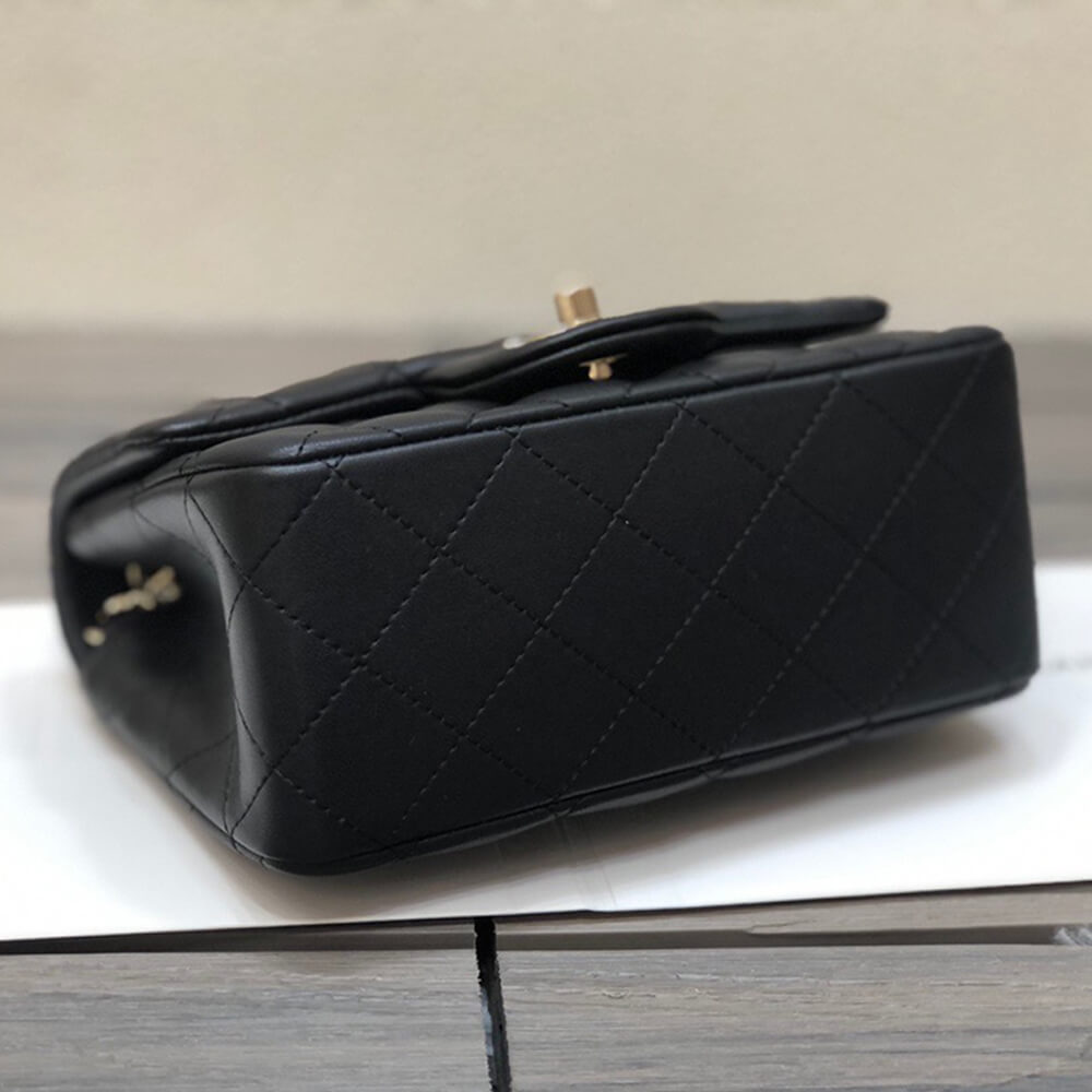 Black Chanel MINI FLAP BAG - Image 5