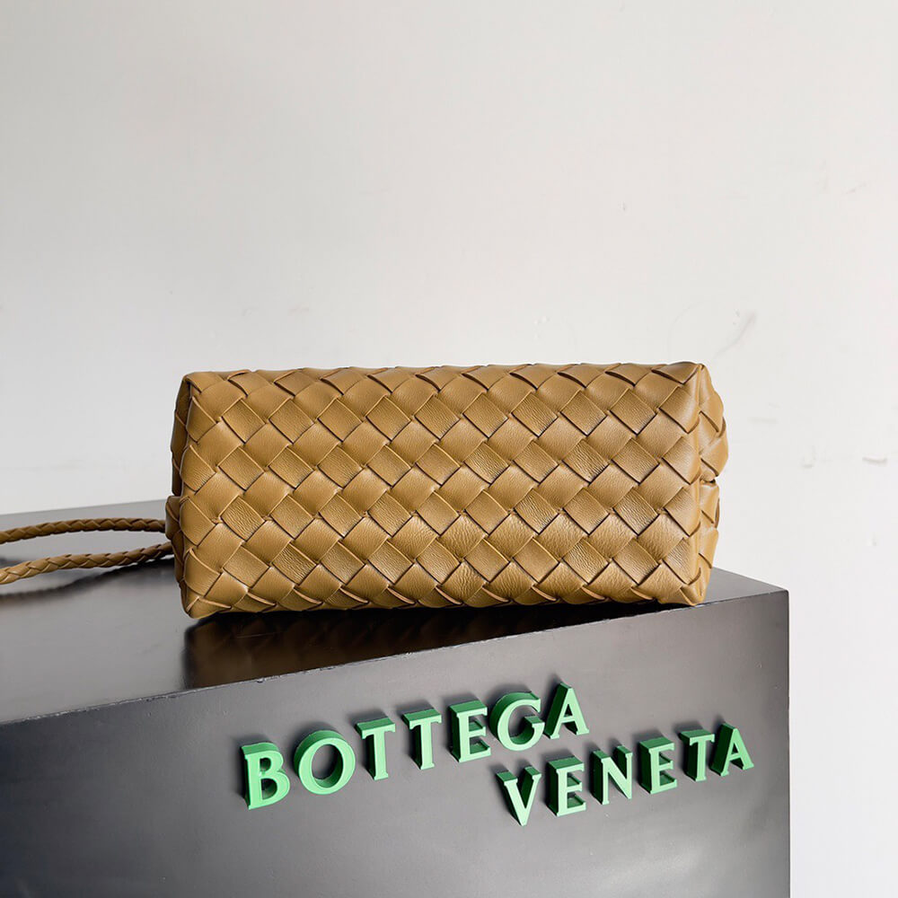 Dark Praline Bottega Veneta Small Andiamo - Image 5