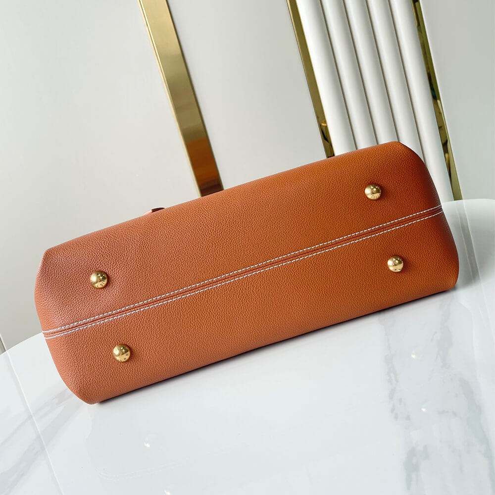 Cognac Brown LV Low Key Cabas MM - Image 5