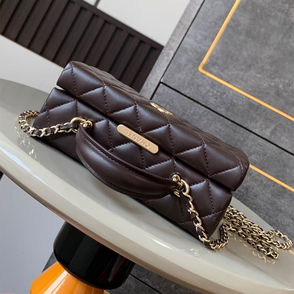 Dark Brown CHANEL small Box Pack (Best
 grade) - Image 5