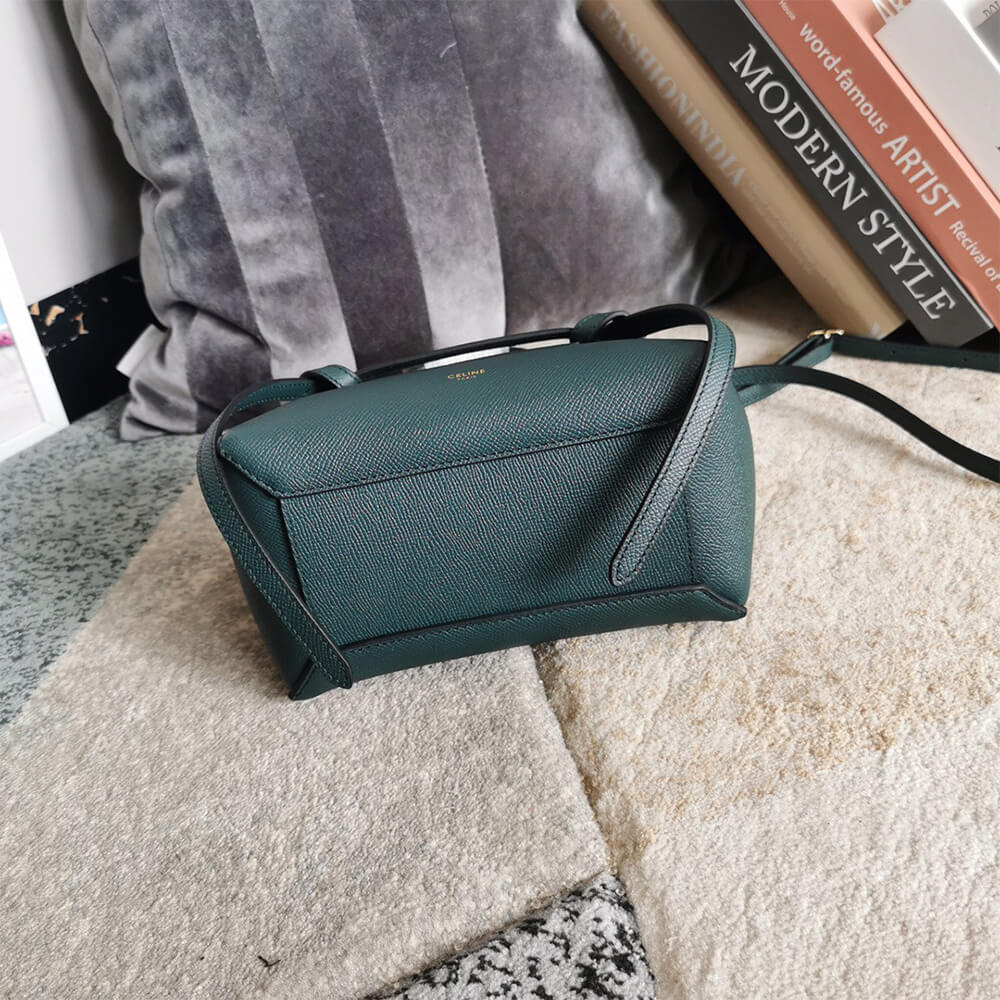 Prussian Blue CELINE NANO BELT BAG - Image 5