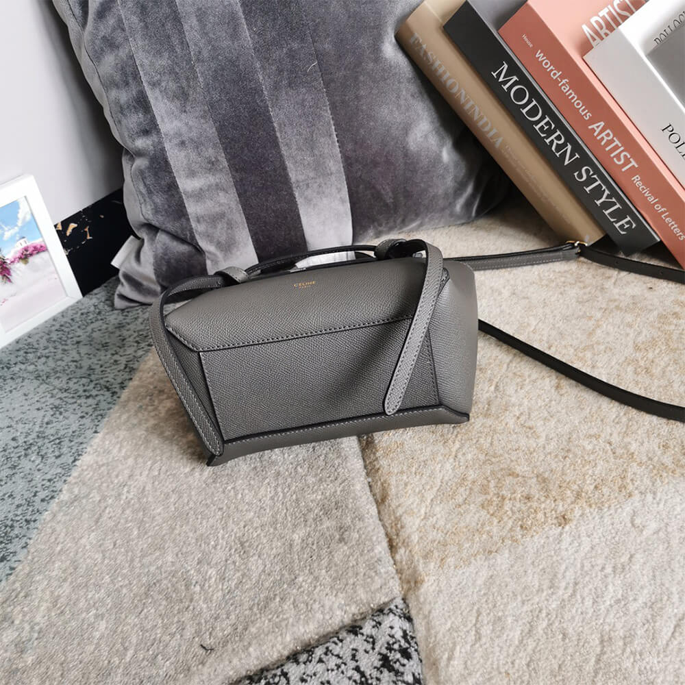 Grey CELINE NANO BELT BAG - Image 5