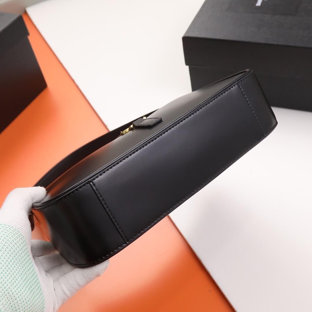 Black YSL LE 5 A 7 bag in smooth leather - Image 5