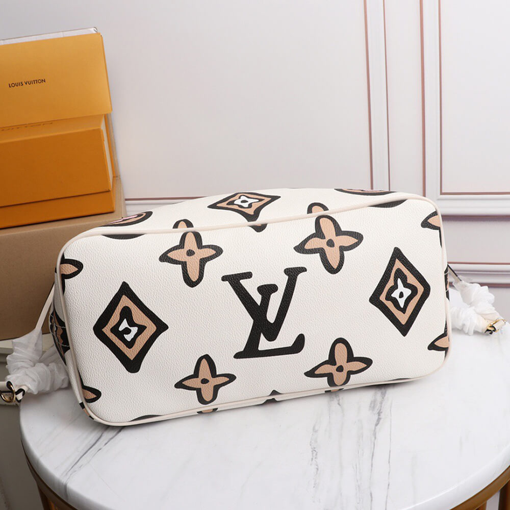 Cream LV NEVERFULL MM - Image 5