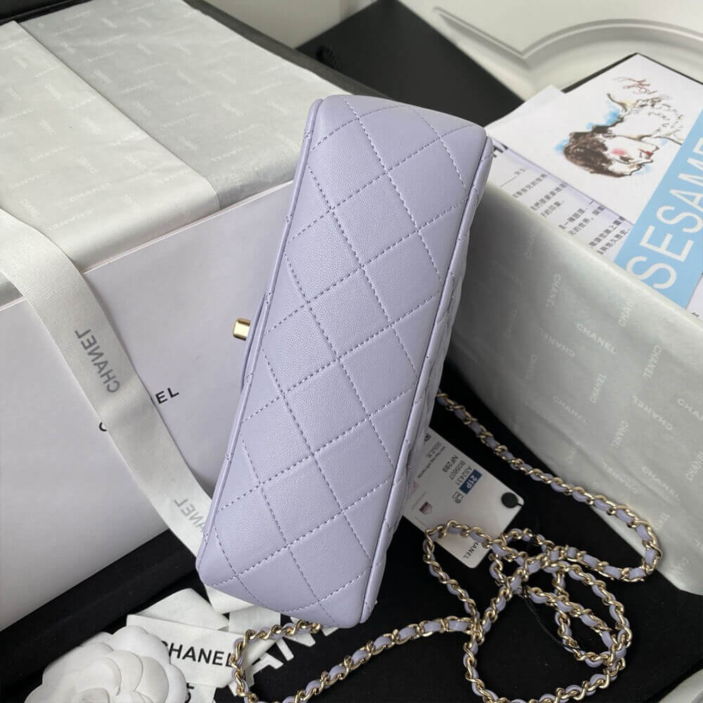 CHANEL Mini Classic Handbag With Top Handle - Image 5