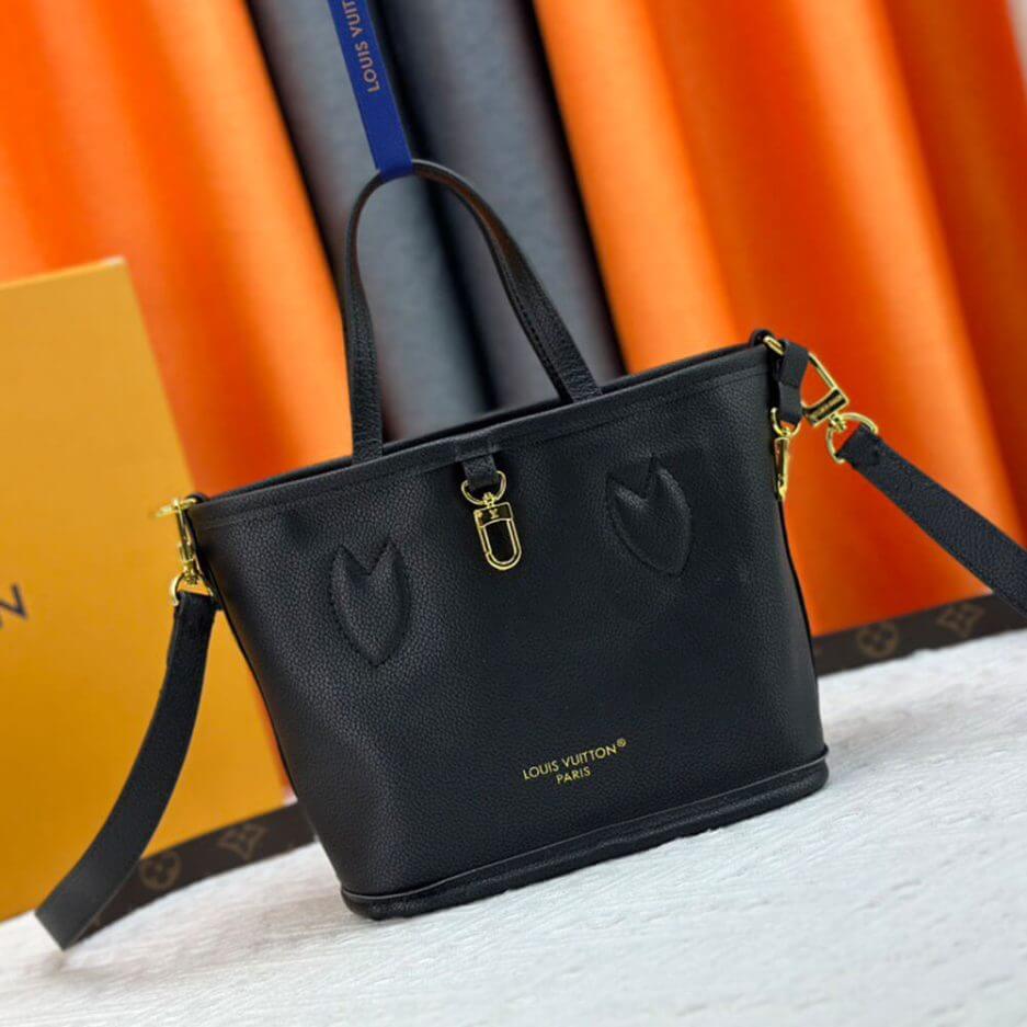 Black LV Neverfull Bandouliere Inside Out BB - Image 5