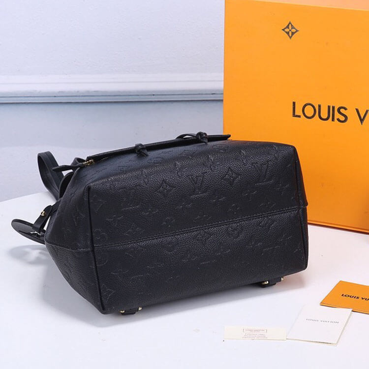 Black LV Montsouris Backpack - Image 5