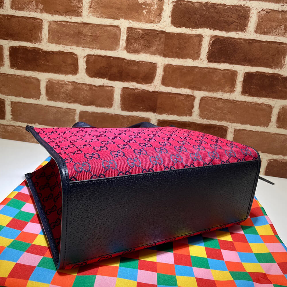 GG Multicolour small tote bag - Image 5