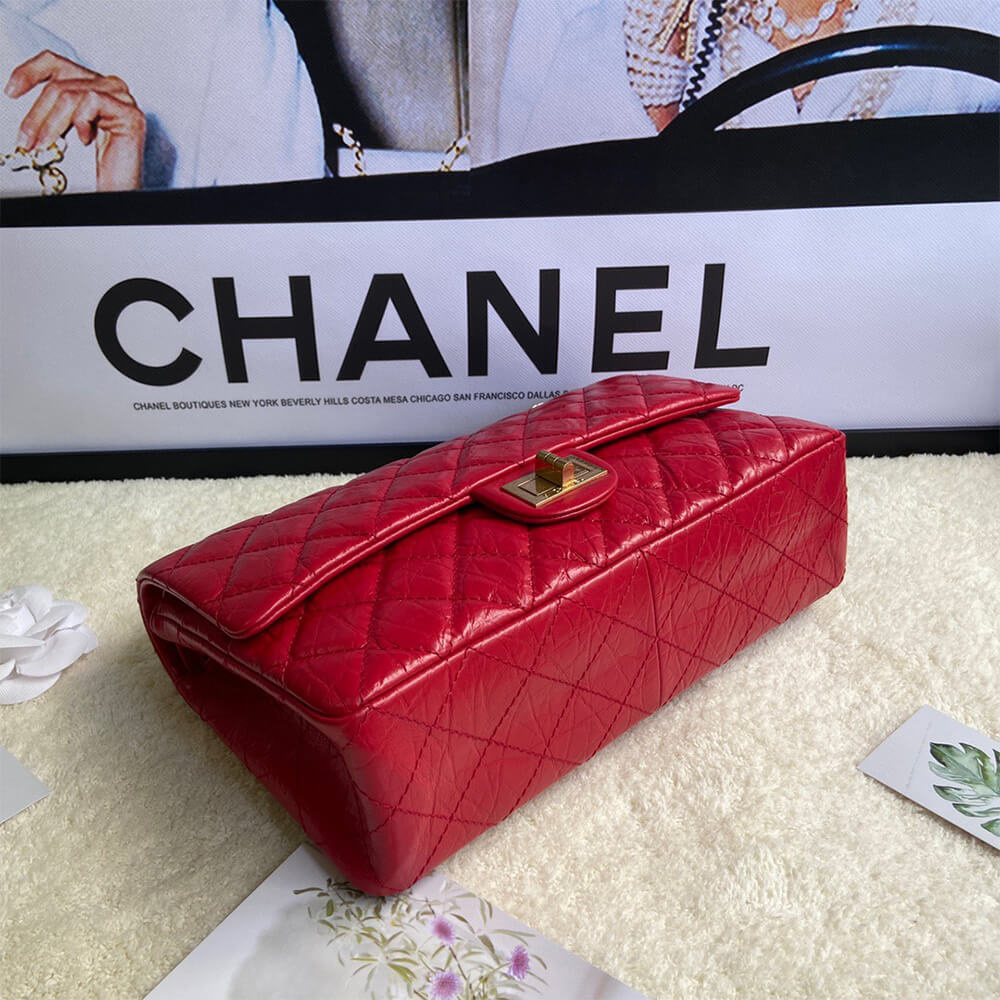 Red CHANEL LARGE 2.55 HANDBAG (Best
 grade) - Image 5