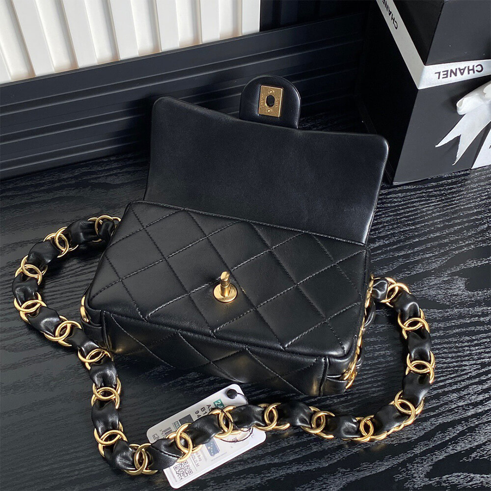 Black CHANEL Small Flap Bag (Best
 grade) - Image 5