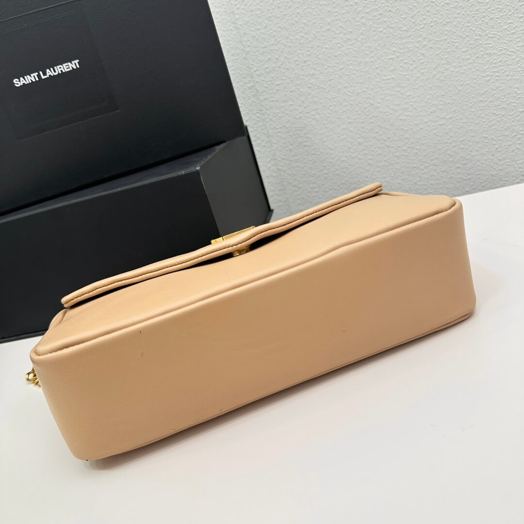 Dark YSL CALYPSO small in plunged lambskin - Image 5