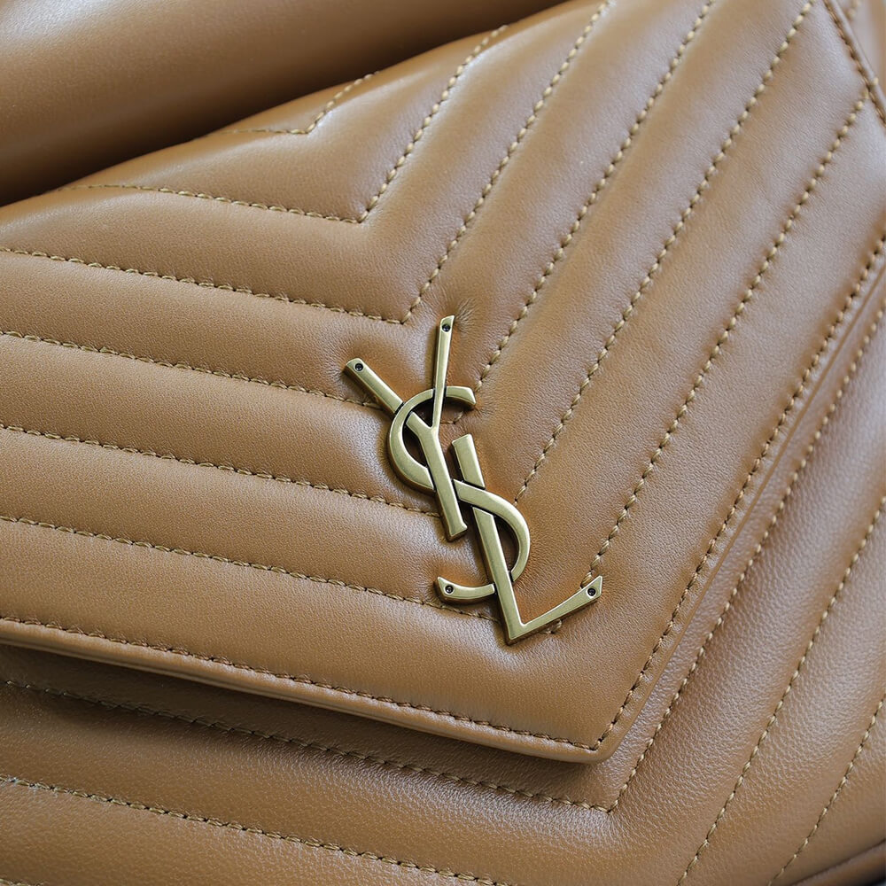 Caramel YSL Joe lambskin backpack - Image 5