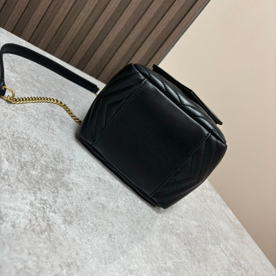 YSL Joe quilted lambskin mini bucket bag - Image 5