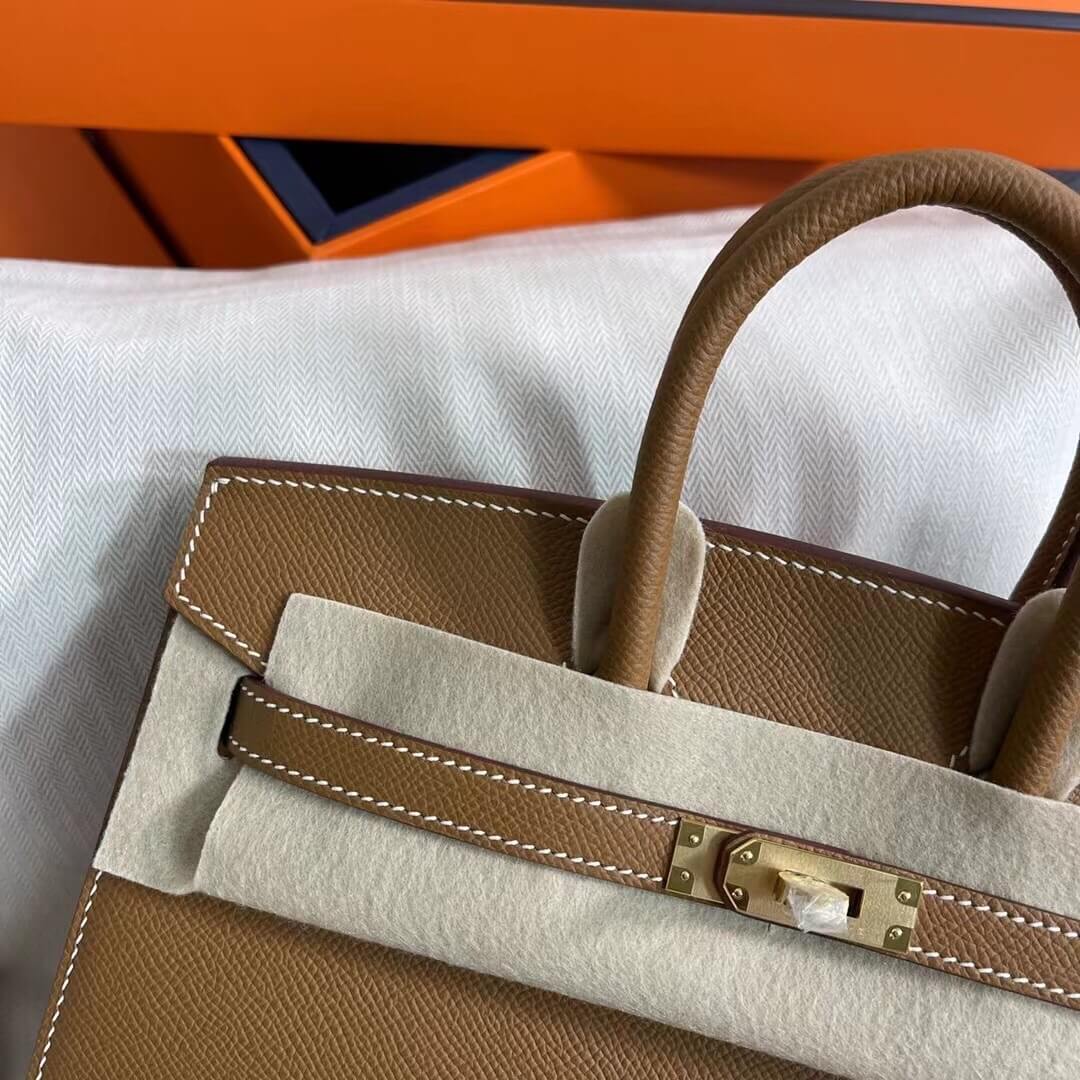 Brown Hermes Birkin 25 Sellier (Best
 Grade) - Image 5