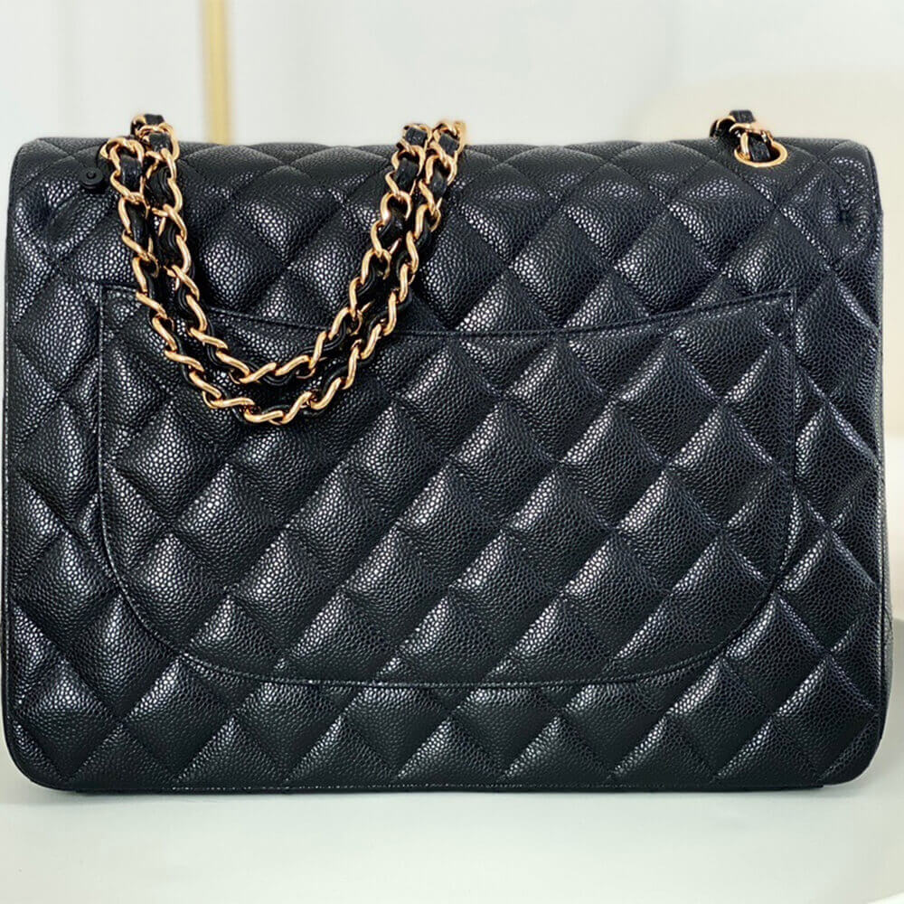 Black CHANEL MAXI CLASSIC HANDBAG (Best
 grade) - Image 5